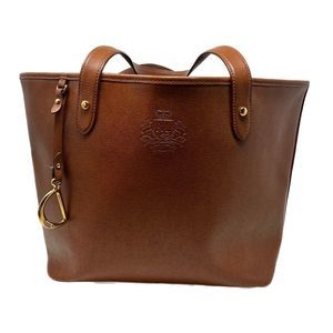 Ralph Lauren Sloan Street Classic Tan Leather Tote
